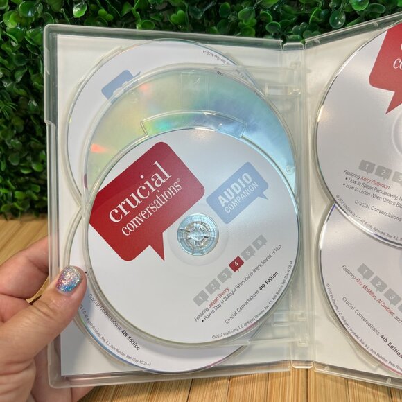 Crucial Conversations CD Audiobook Audio Companion Vital Smarts 6 CD Set - Picture 7 of 7